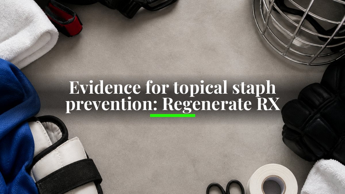 Evidence for topical staph prevention: Regenerate RX