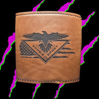 Faux Leather Monster Coozie